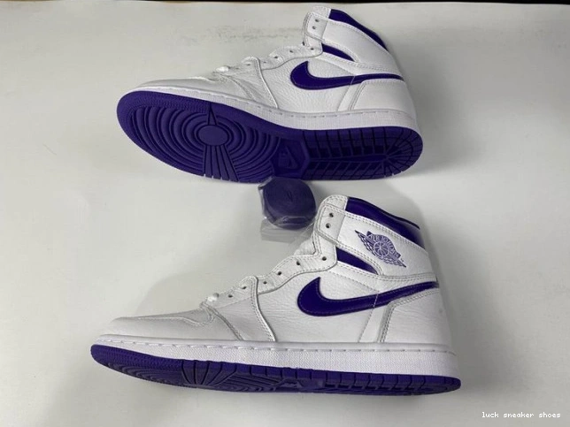 Rep LUCY RETRO CD0461-151 HIGH 1 AIR PURPLE JORDAN COURT 0629